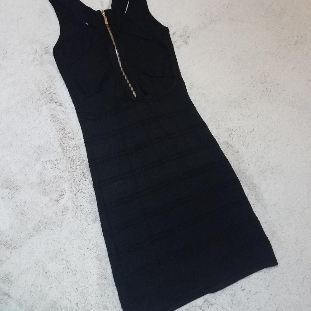 Little Black Bodycon Dress - Picture 2 of 5